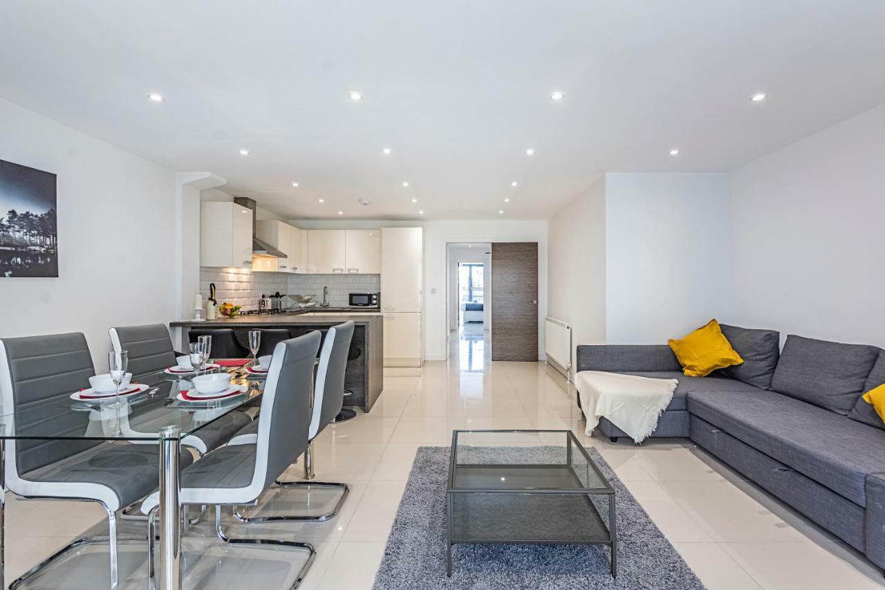 Modern Apartment Canary Wharf Londres Exterior foto