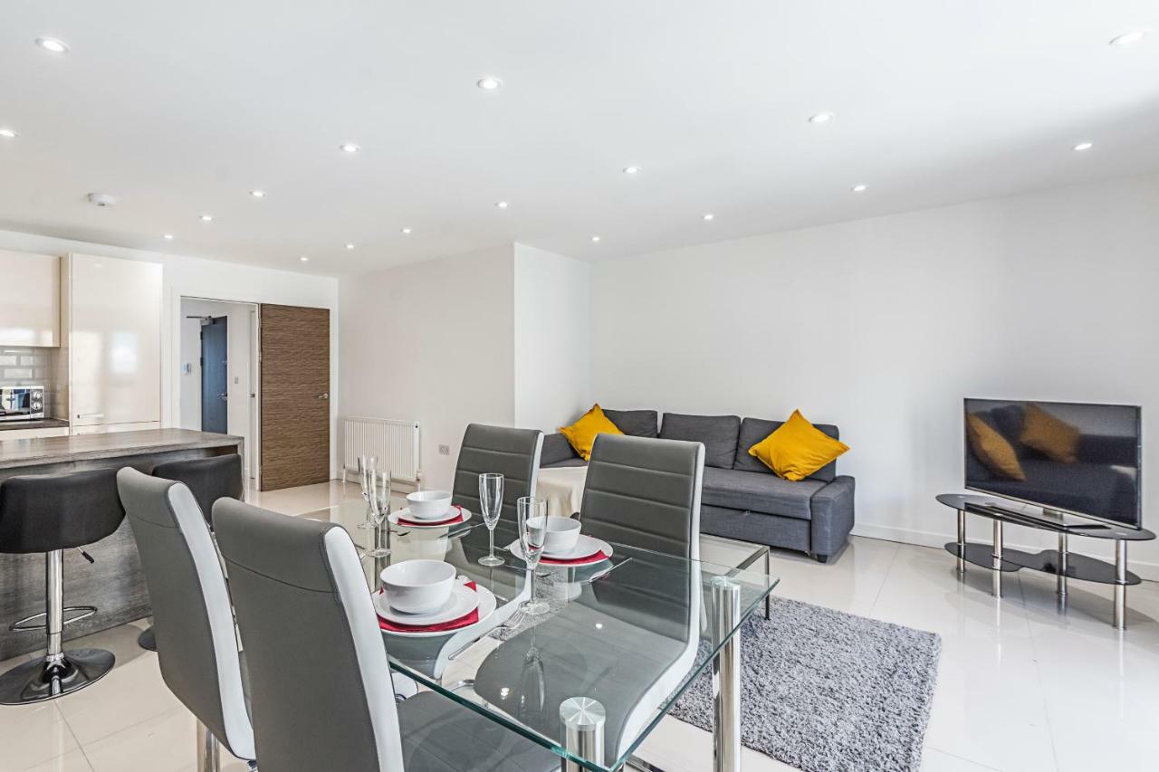 Modern Apartment Canary Wharf Londres Exterior foto